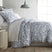 Forevermore Cotton Duvet Cover Set in Blue#color_forevermore-blue