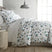 Grand Symphony Reversible Cotton Duvet Cover Set in Blue#color_grand-symphony-blue