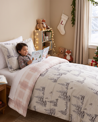 Frosted Pines Reversible Comforter Set