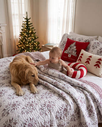 Merry Manor 6-Piece Reversible Quilt Set