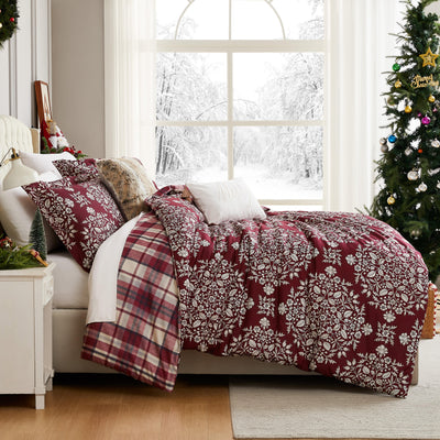 Christmas Carol 5-Piece Comforter Bedding Set