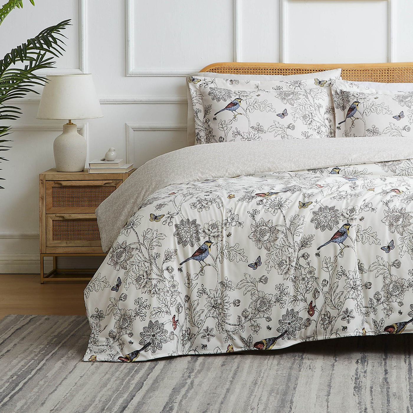 Front View of Bayberry Oversized Comforter Set#color_bayberry