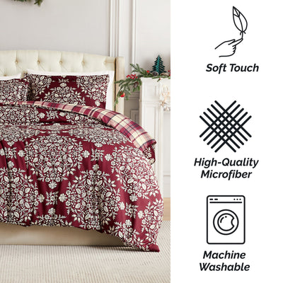 Christmas Carol Reversible Comforter Set