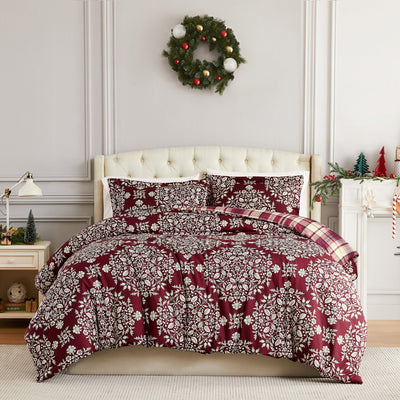 Christmas Carol Reversible Comforter Set