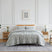 Front View of Infinite Blossom Comforter Set in Steel Blue#color_infinite-blossom-steel-blue