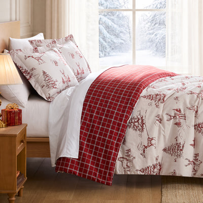 Winterwood Christmas Reversible Comforter Set