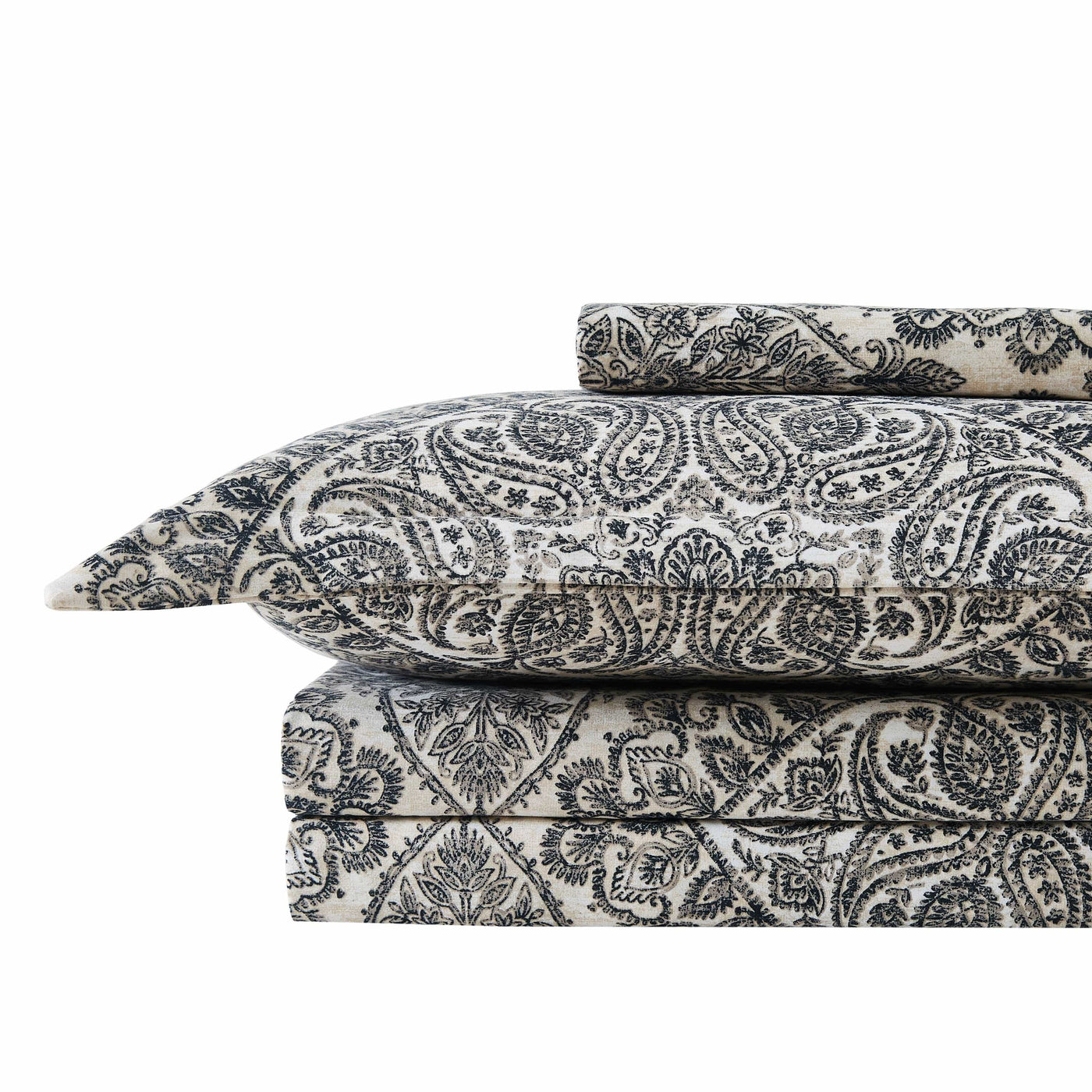 Stack Image of Ashanti Oversized Duvet Cover Set in Grey#color_ashanti-grey