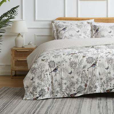 Front View of Bayberry Oversized Duvet Cover Set#color_bayberry