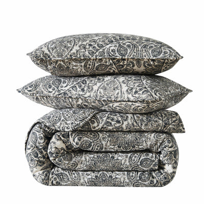 Stack Image of Ashanti Oversized Quilt Set in grey#color_ashanti-grey