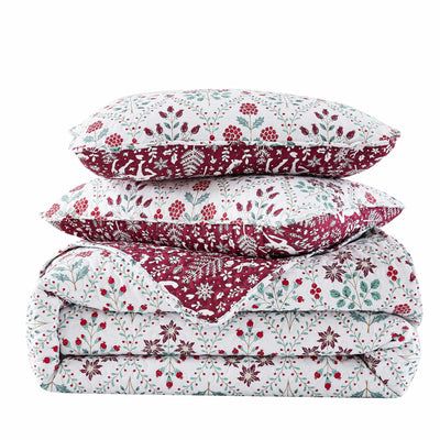 Holiday Harmony Reversible Quilt Set