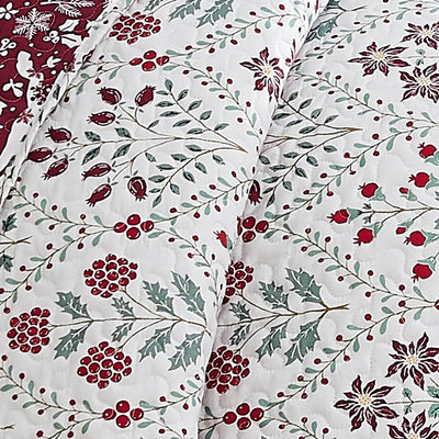 Holiday Harmony Reversible Quilt Set