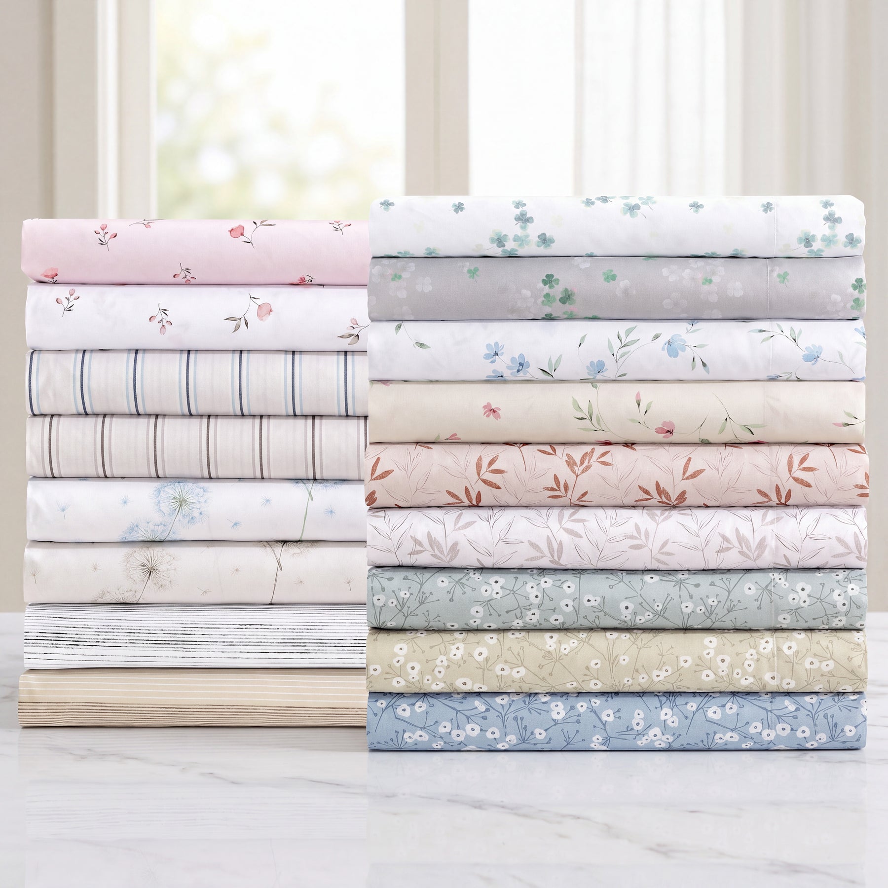 Stack of printed sheet sets