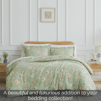 jacobean willow duvet cover video #color_all