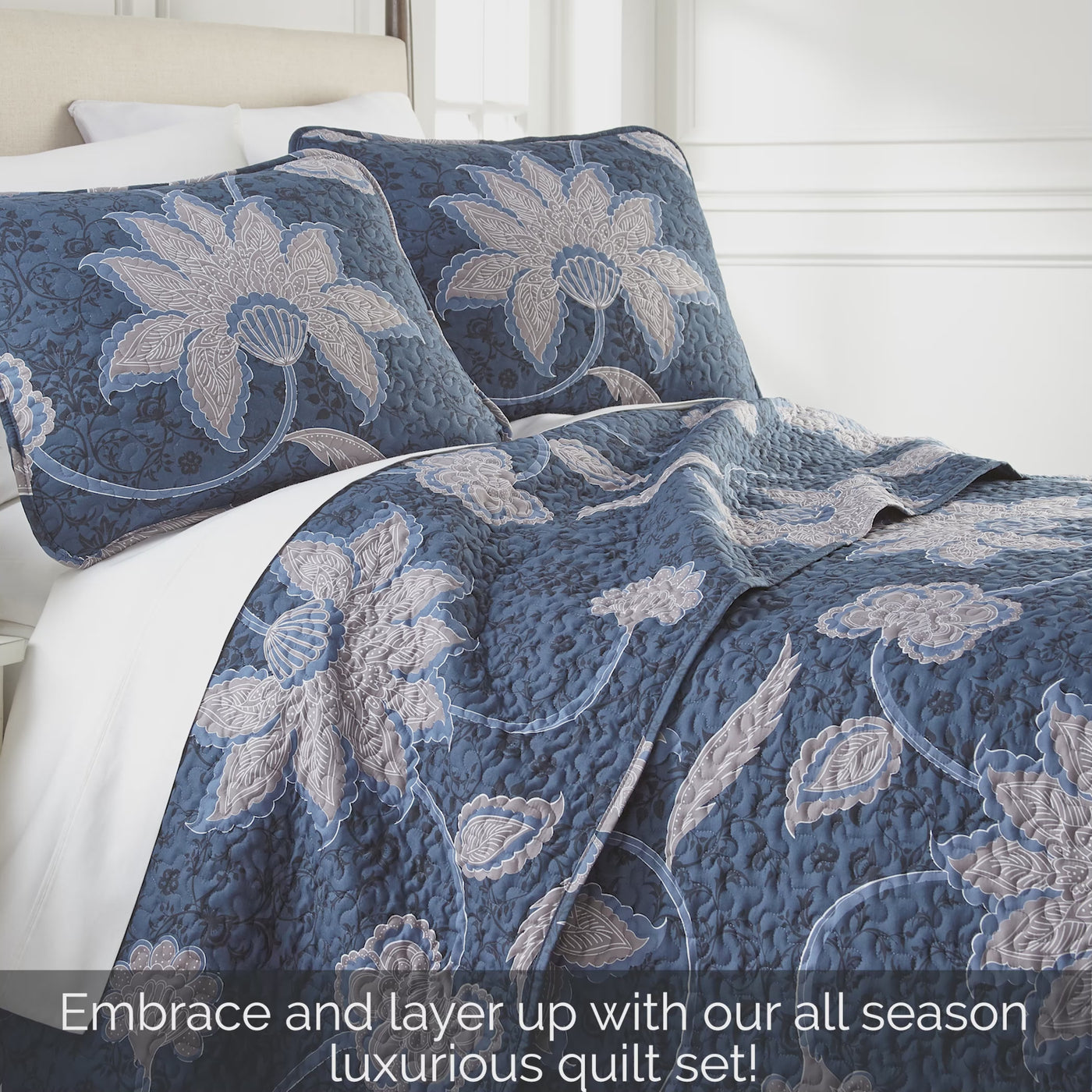 grand floral quilt video #color_all