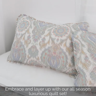 boho paisley quilt video #color_all