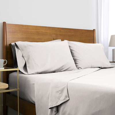 Side View of Everyday Essentials 6-Piece Sheet Set in Bone#color_bone