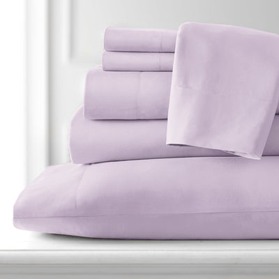 Everyday Essentials 6-Piece Sheet Set Stack Together in Lilac#color_lilac