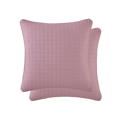 Top View of Vilano Quilted Sham and Pillow Covers in Lavender#color_vilano-lavender
