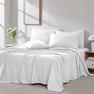 Front View of Vilano Springs 2-Piece Pillow Cases in White#color_vilano-bright-white