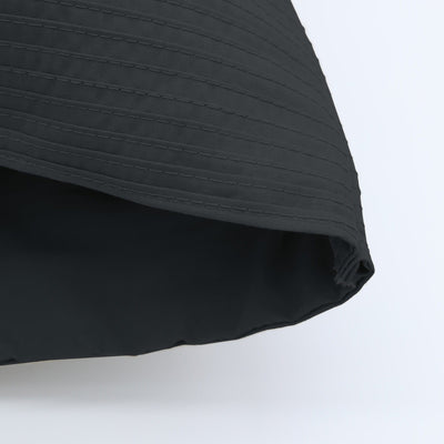 Details and Texture of Vilano Pleated Pillow Cases in Slate#color_vilano-slate