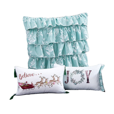 Happy Holidays 3-Piece Throw Pillow Set