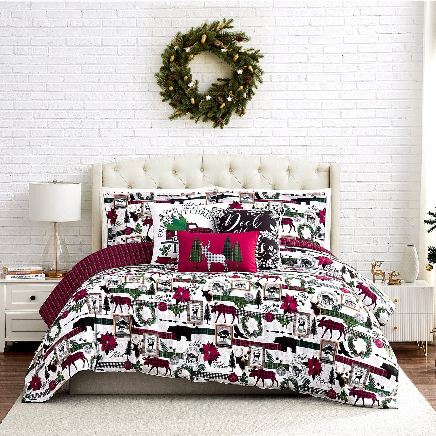 Merry Town 6-Piece Comforter Bedding Set