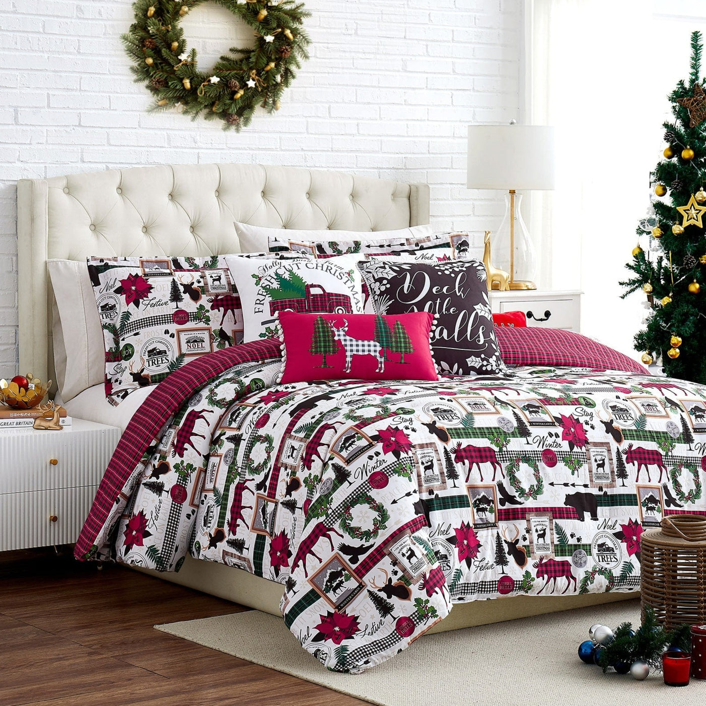 Merry Town 6-Piece Comforter Bedding Set