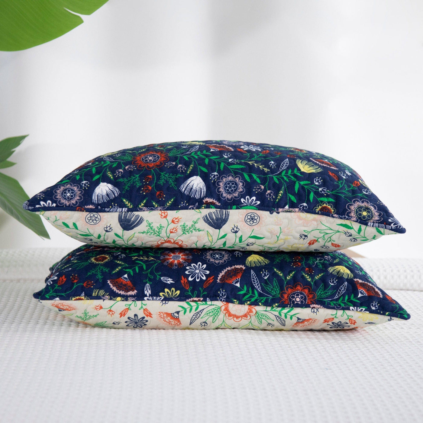 Boho Bloom Quilted Shams