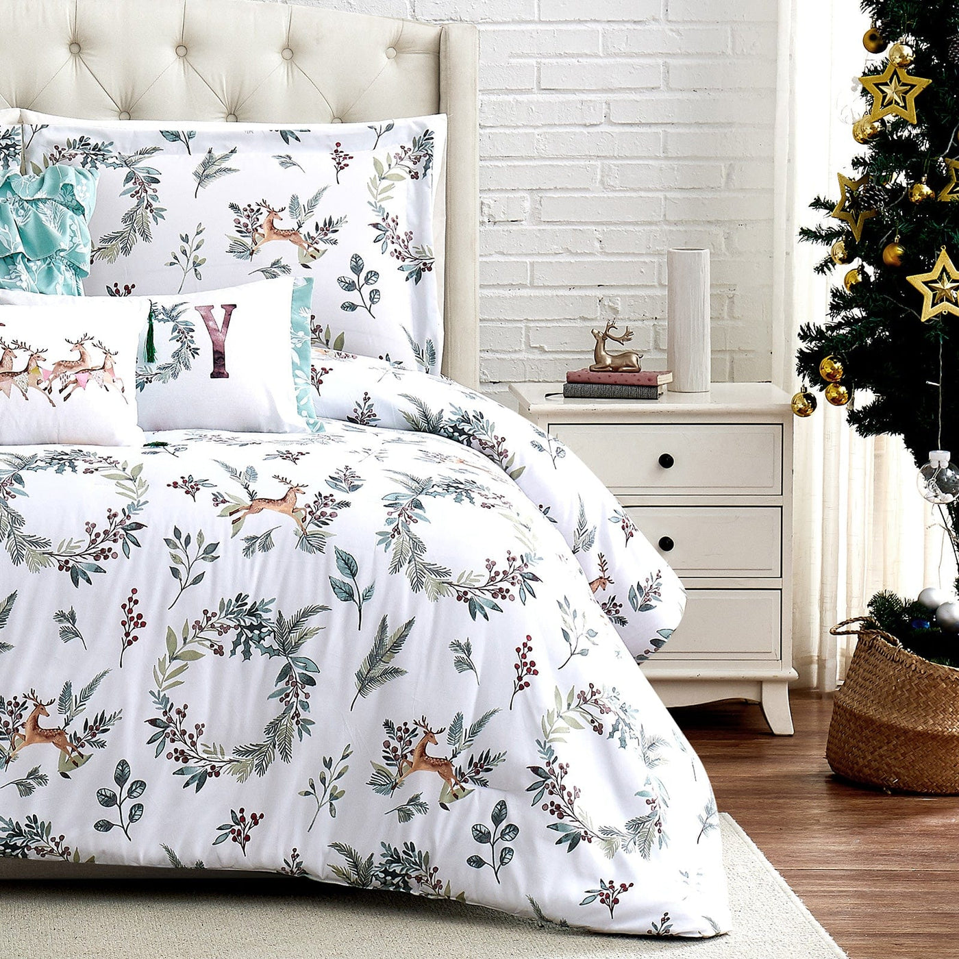 Happy Holidays 6-Piece Comforter Bedding Set