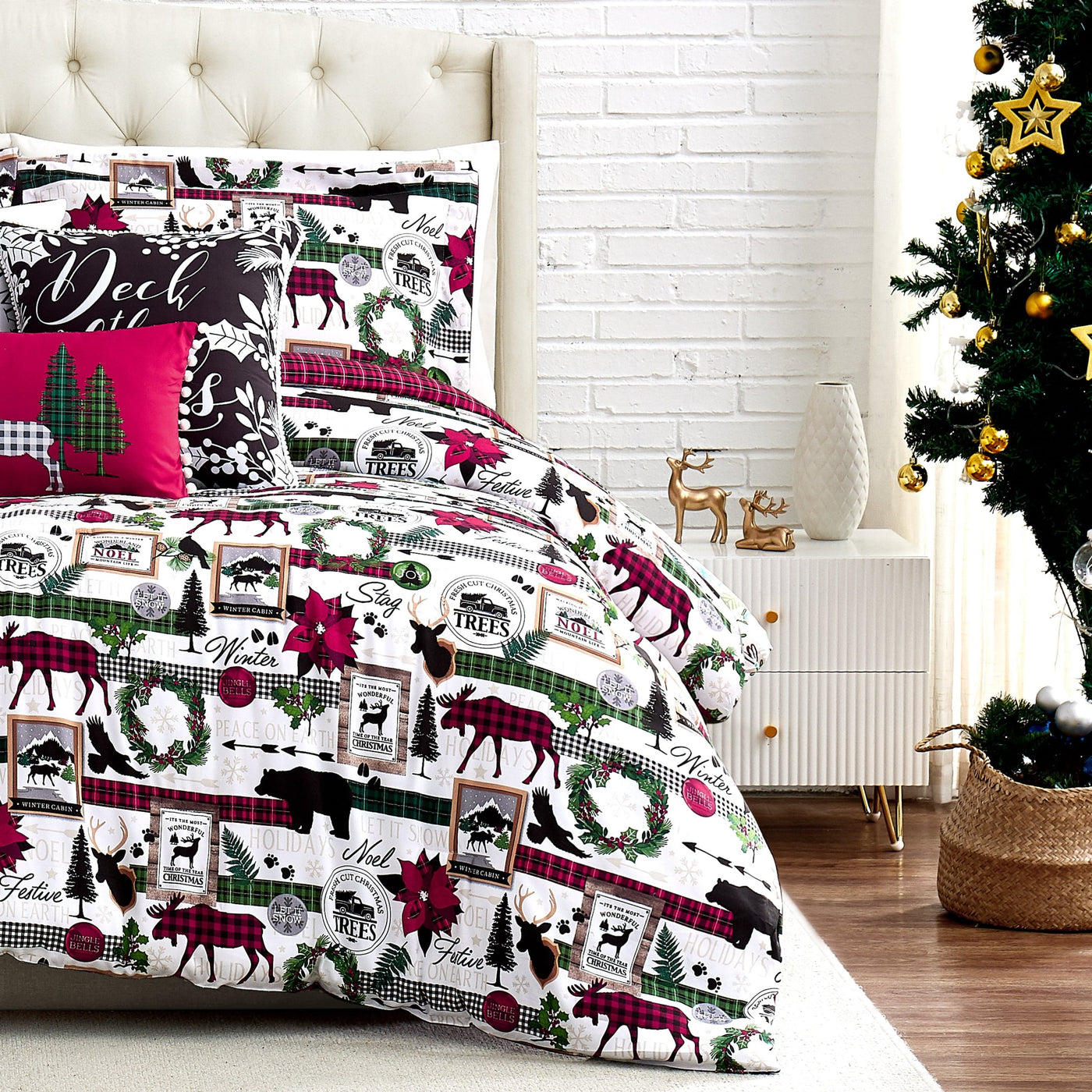 Merry Town 6-Piece Comforter Bedding Set