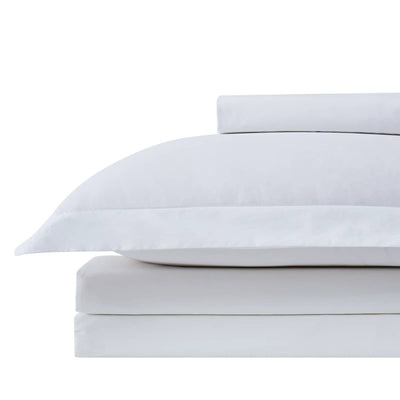 Percale Duvet Cover in White#color_percale-white