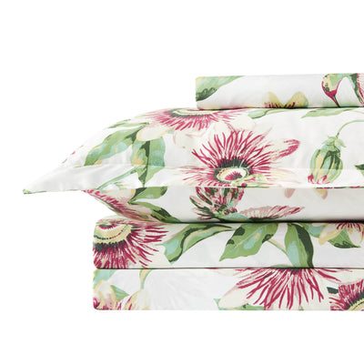 Details of Passiflora Duvet Cover in Cream#color_passiflora-white