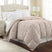 Side View of Vilano Down Alternative Comforter in Bone#color_vilano-bone