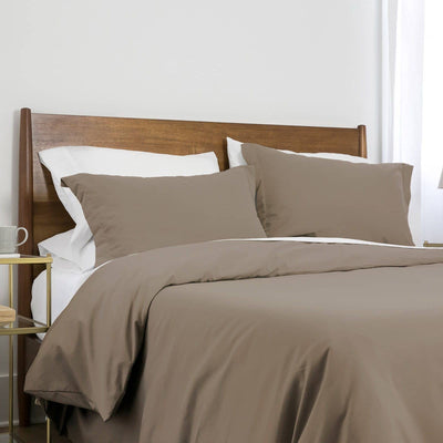 Southshore Basics Ultra-Soft and Comfortable Duvet Cover Set in Dark Taupe#color_dark-taupe