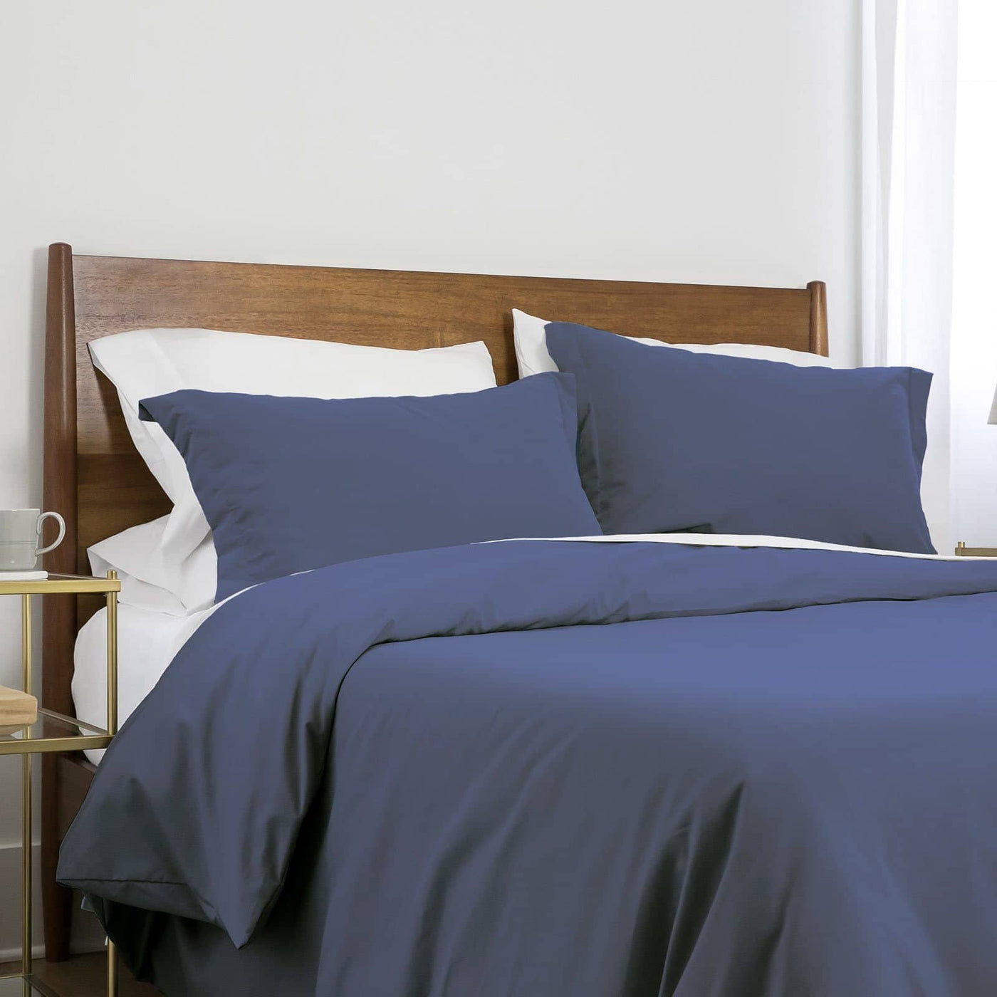 Southshore Basics Ultra-Soft and Comfortable Duvet Cover Set in Denim#color_denim
