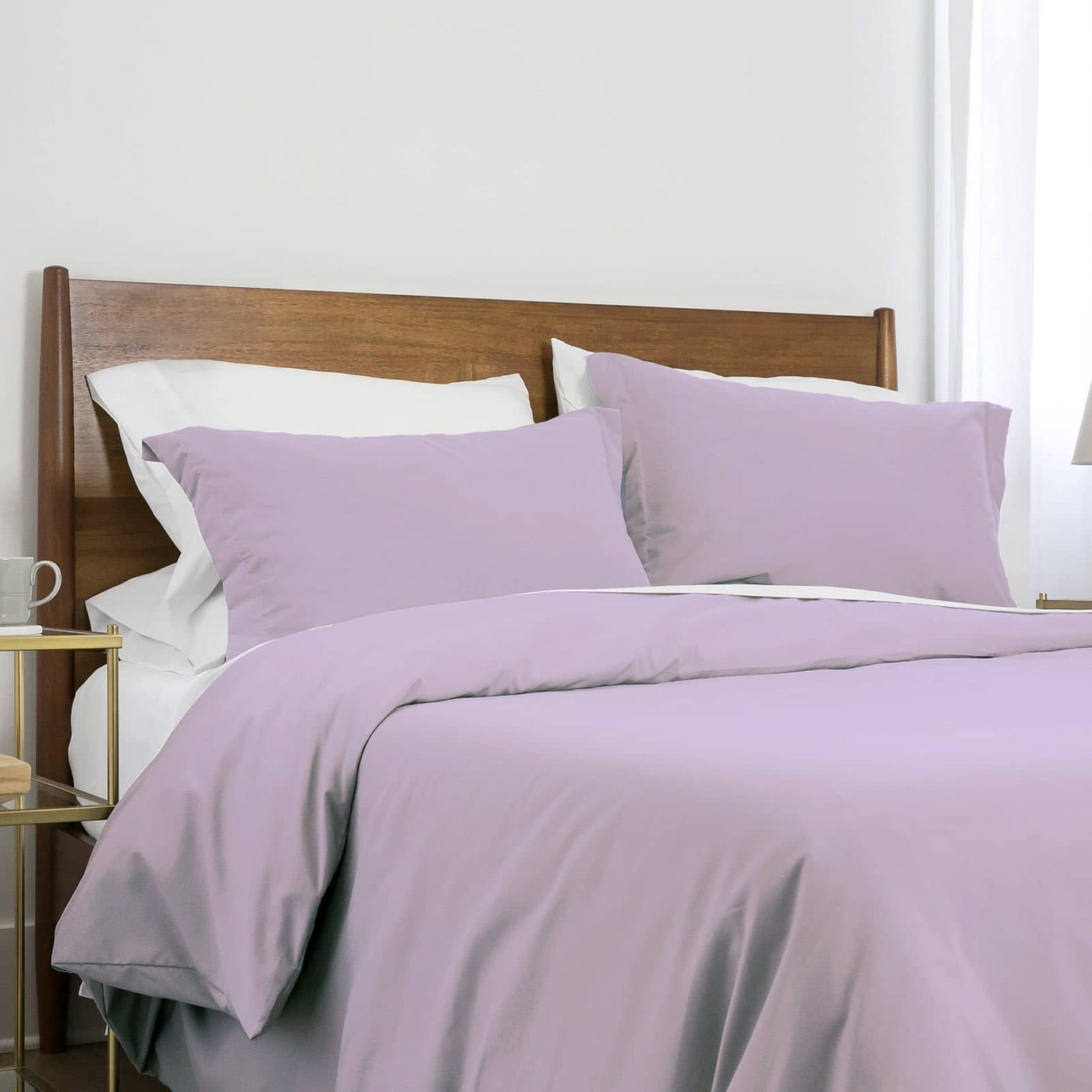 Southshore Basics Ultra-Soft and Comfortable Duvet Cover Set in Lilac#color_lilac