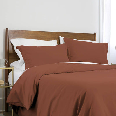 Southshore Basics Ultra-Soft and Comfortable Duvet Cover Set in Marsala#color_marsala