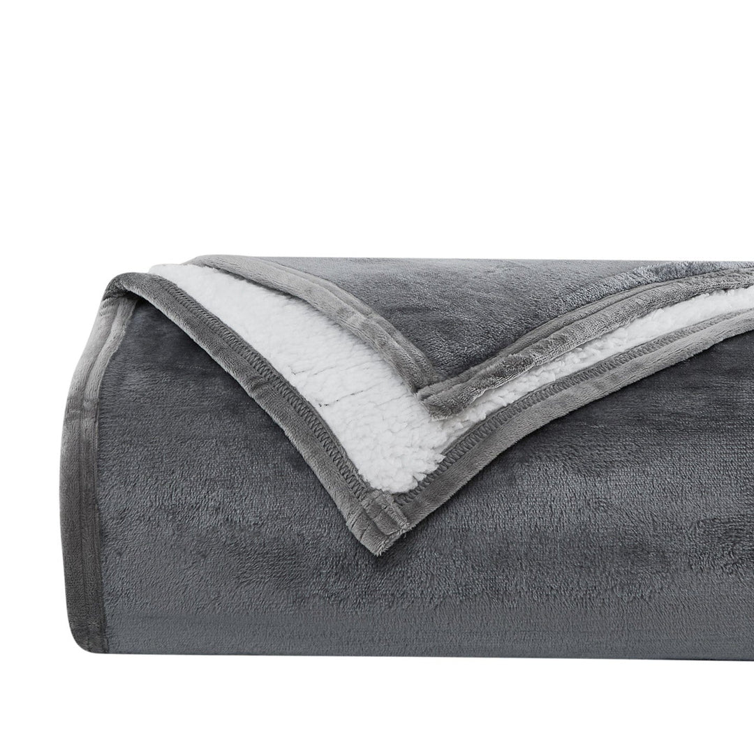Large sherpa fleece blanket top