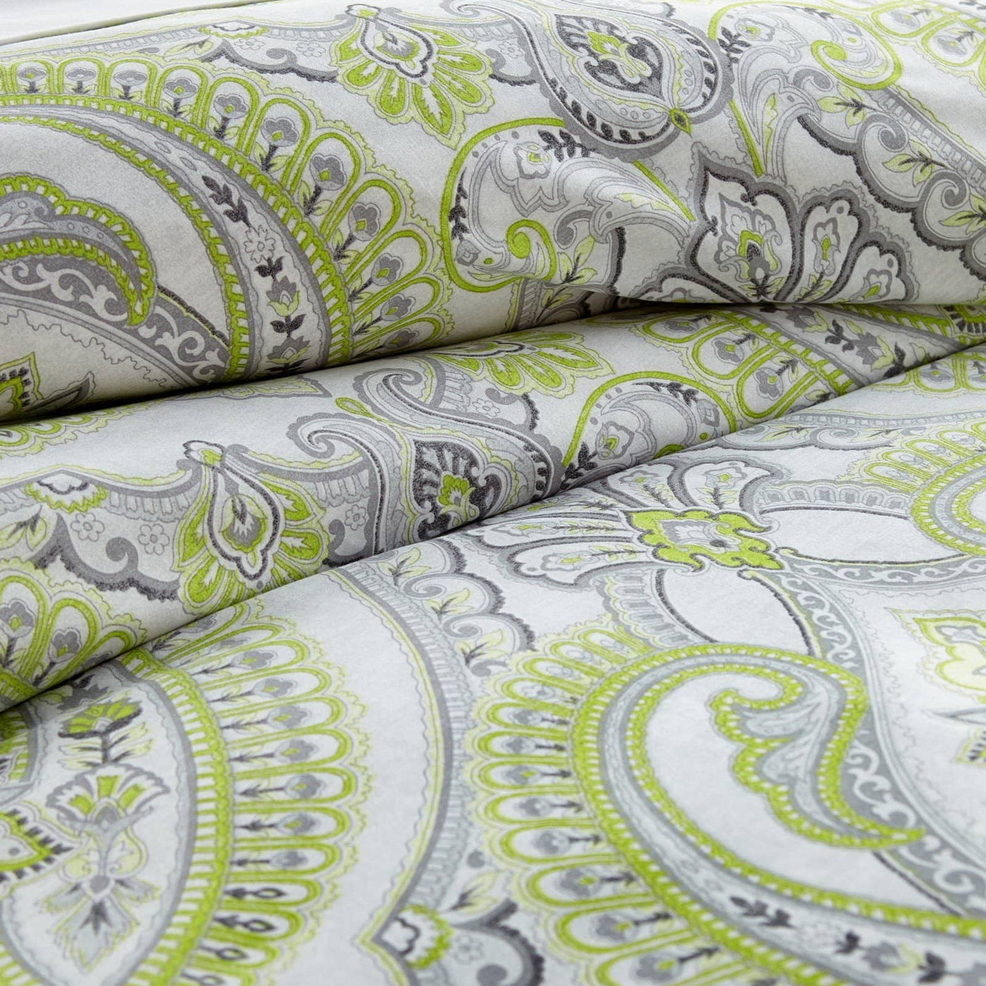 Details and Print Pattern of Pure Melody Comforter Set in Green#color_pure-melody-green