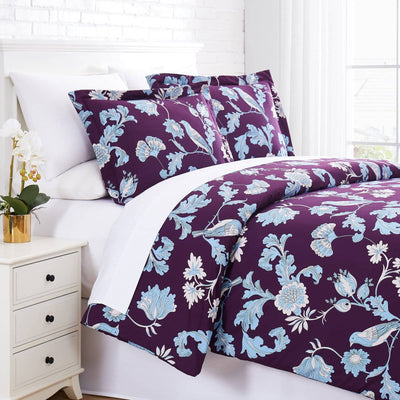 Early Spring Duvet Cover in Purple#color_early-spring-purple