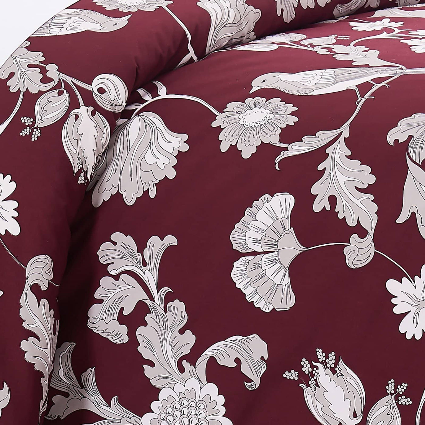 Early Spring Duvet Cover in Red#color_early-spring-red