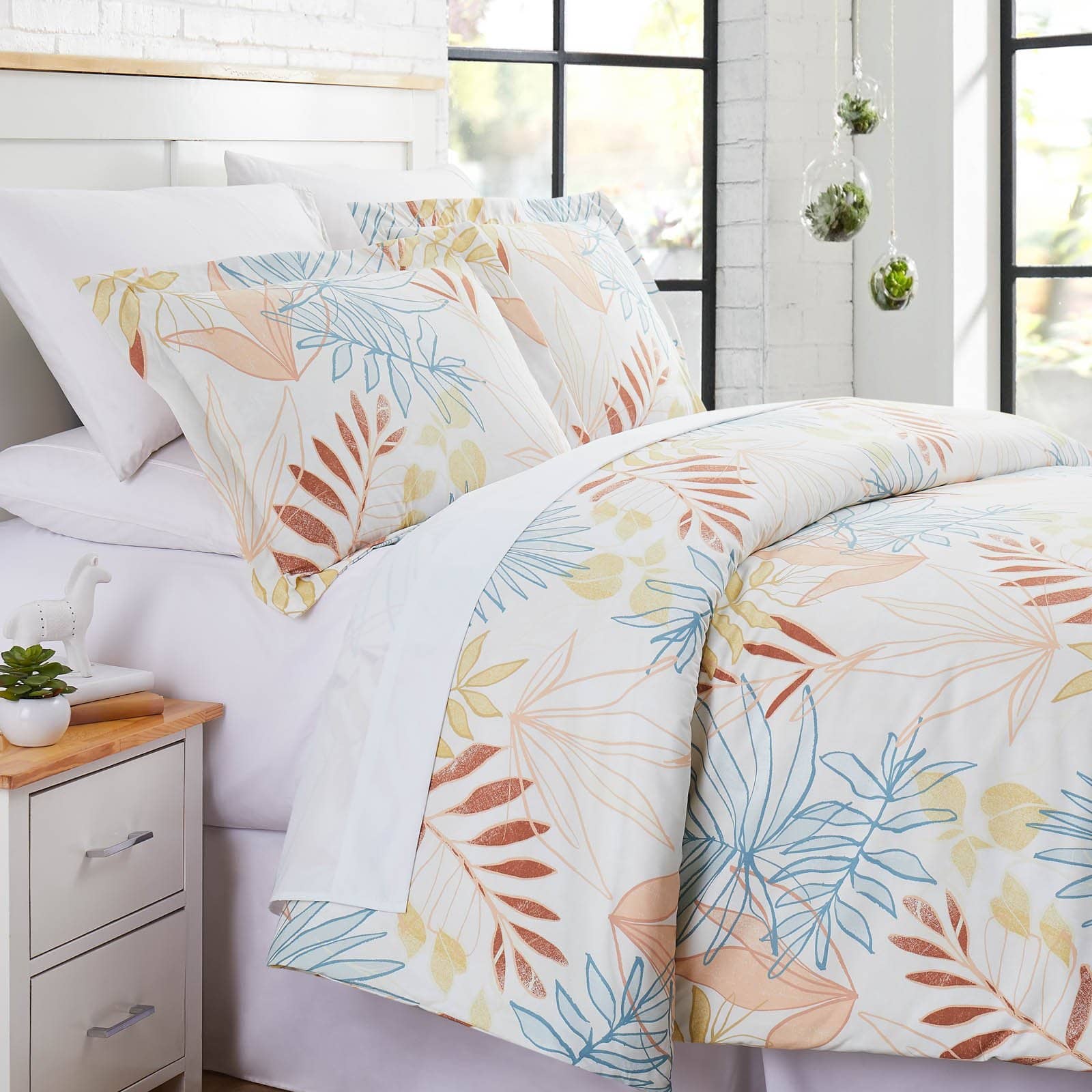 Tropic Leaf Duvet Cover Set