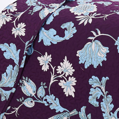 Early Spring Quilt Set in Purple#color_early-spring-purple