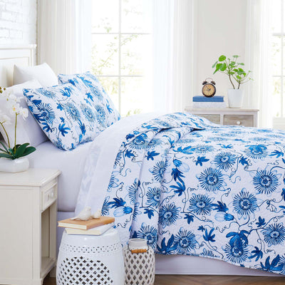Floral Joy Quilt Set in Blue#color_all