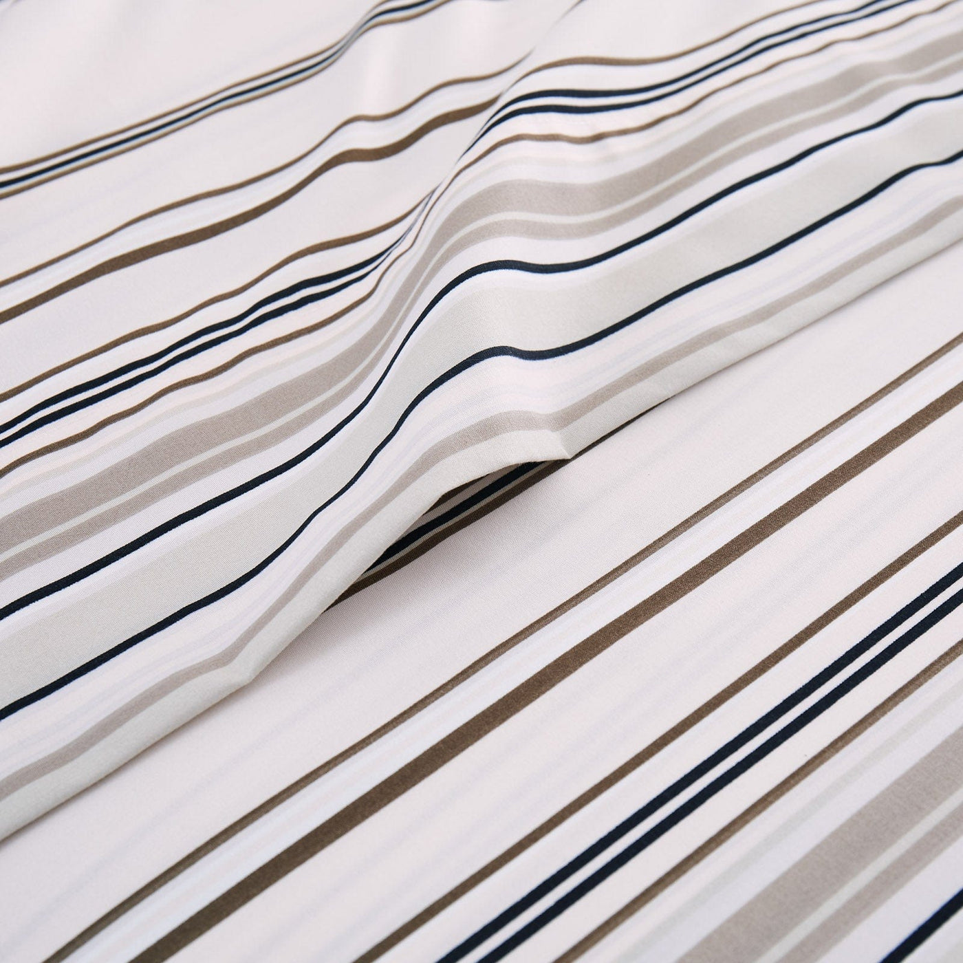 Coastal Stripes Sheet Set in Taupe#color_coastal-taupe