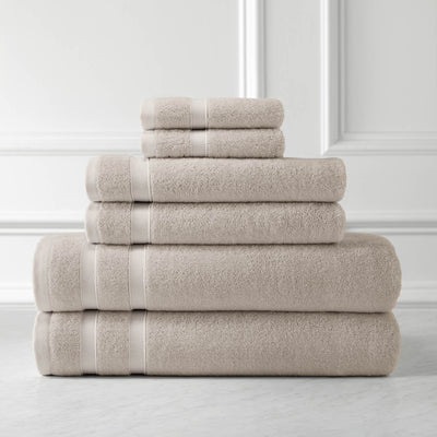 6PC Classic Towel Set in Taupe#color_classic-towel-taupe