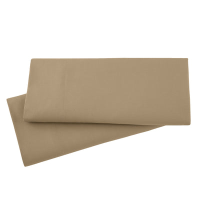 Vilano Springs 2-Piece Pillow Cases in Taupe Stack Together#color_vilano-taupe