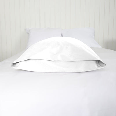 Side View of Vilano Springs 2-Piece Pillow Cases in White#color_vilano-bright-white