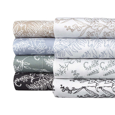 Winter Brush Print Ultra Soft and Supreme Quality Sheet Set in All Colors#color_all