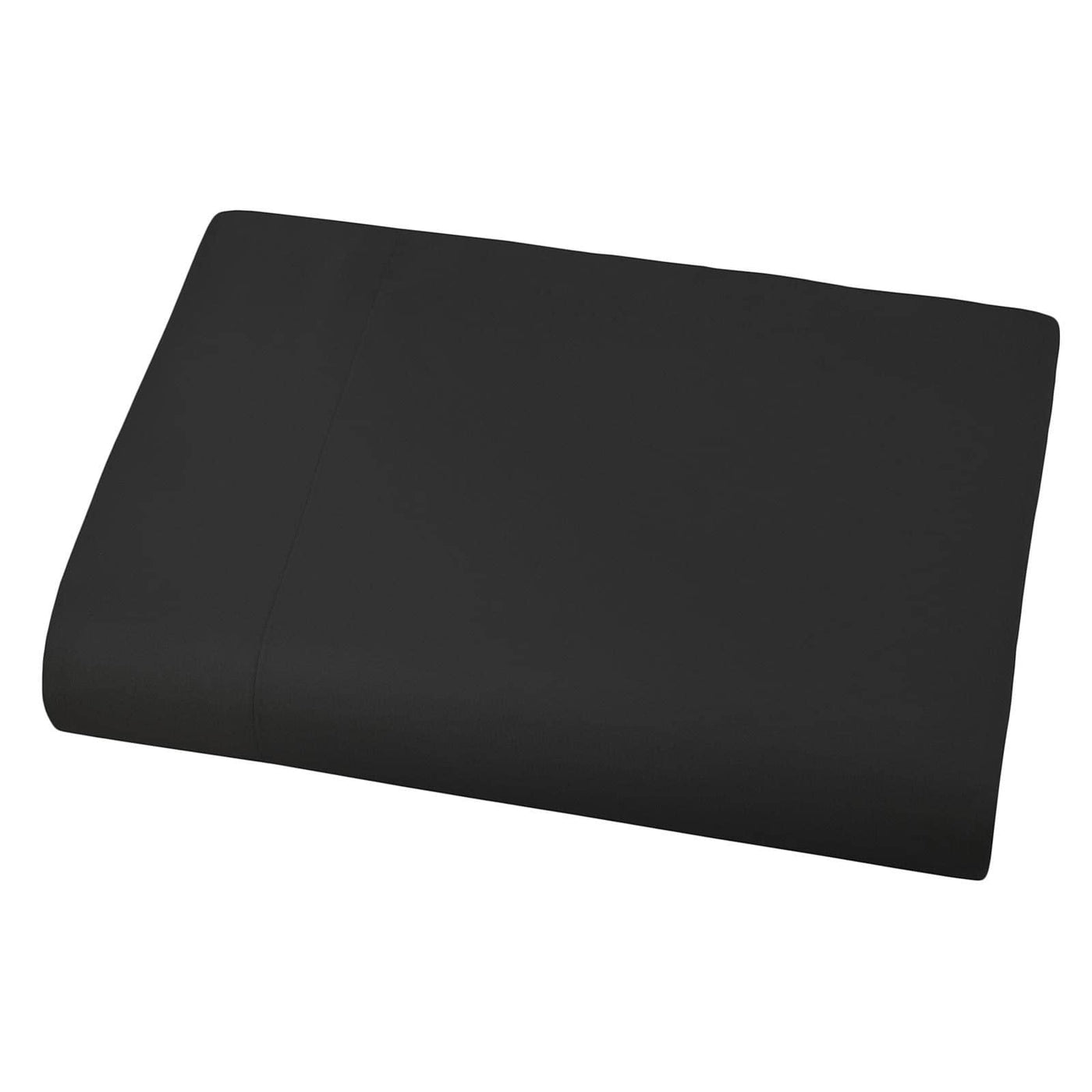 Soft and Luxurious Over-sized Flat Sheet 132 in x 110 in by Vilano springs in Black#color_vilano-black